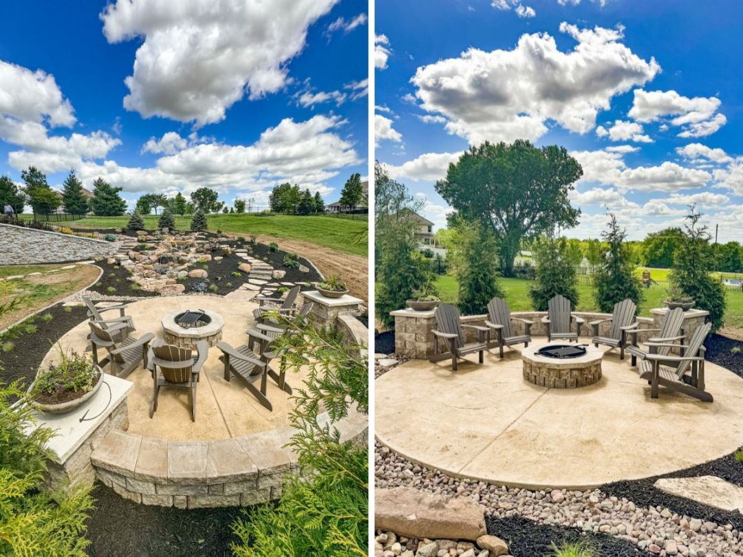 Trey's Lawn & Landscape - Check Out This Amazing Backyard By Expert Kansas City Patio Contractors Outdoor Living Space