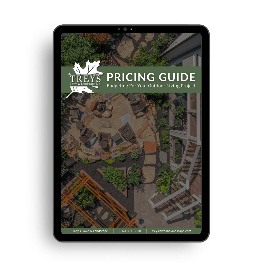 Pricing Guide - Trey's Lawn & Landscape - Ipad Cover 2025